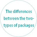 The differences between the two-types of packages